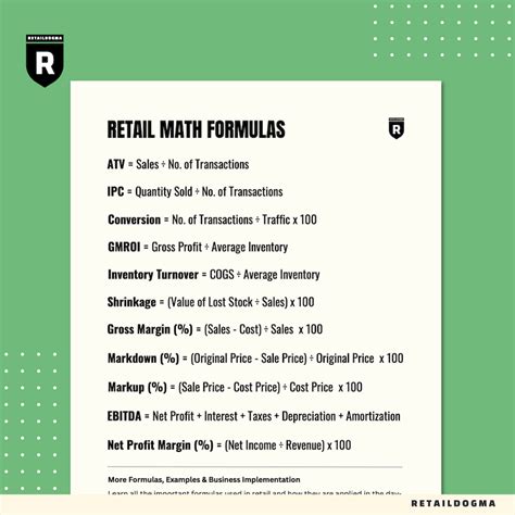 Retail Math Test With Answers .